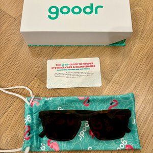 Goodr Smaller is Baller Polarized Sunglasses, New with Box and Case